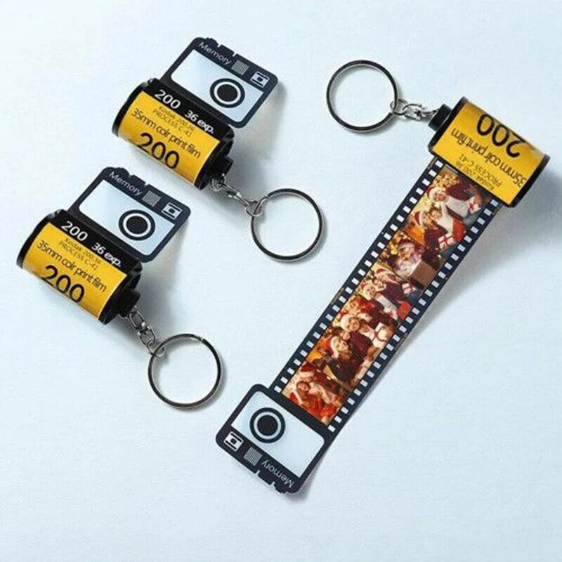 NEUE TY 10 stücke mit keychain Memory Film Foto Alben Abdeckung Album Hochzeitstag Geschenke Baby Dusche Angepasst Geschenk