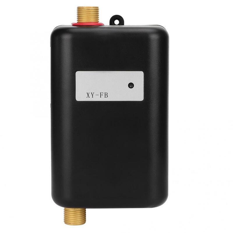 Household Dual-Use Regulator Intelligent kitchen Water Heater Mini Rapid Heating Machine with Indicator Light Black