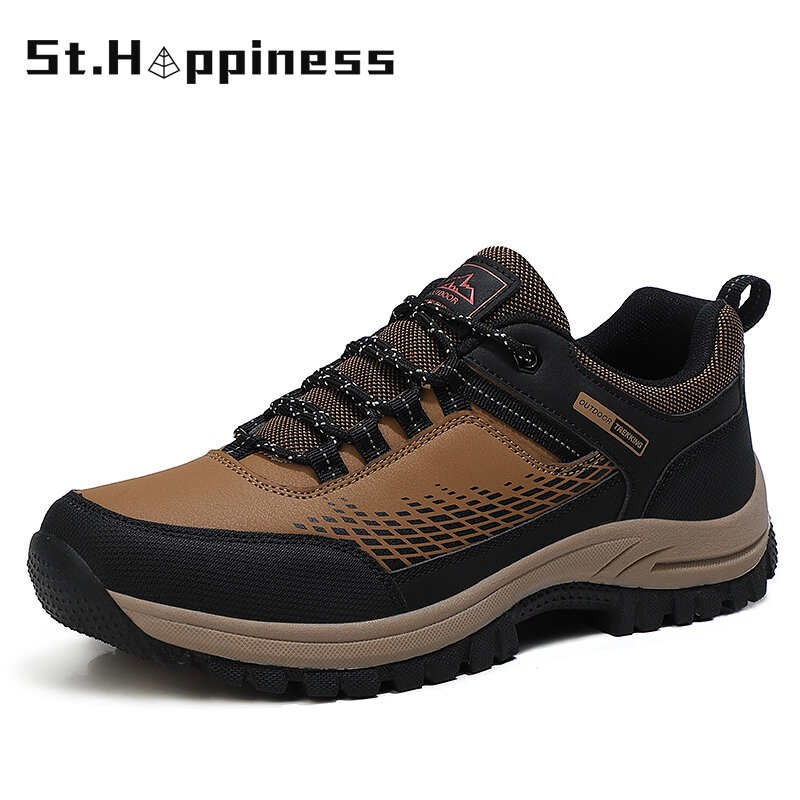 2021 New Brand Men Casual Shoes Fashion Waterproof Hiking Shoes Sneakers Outdoors Combat Desert Shoes Zapatos Hombre Big Size