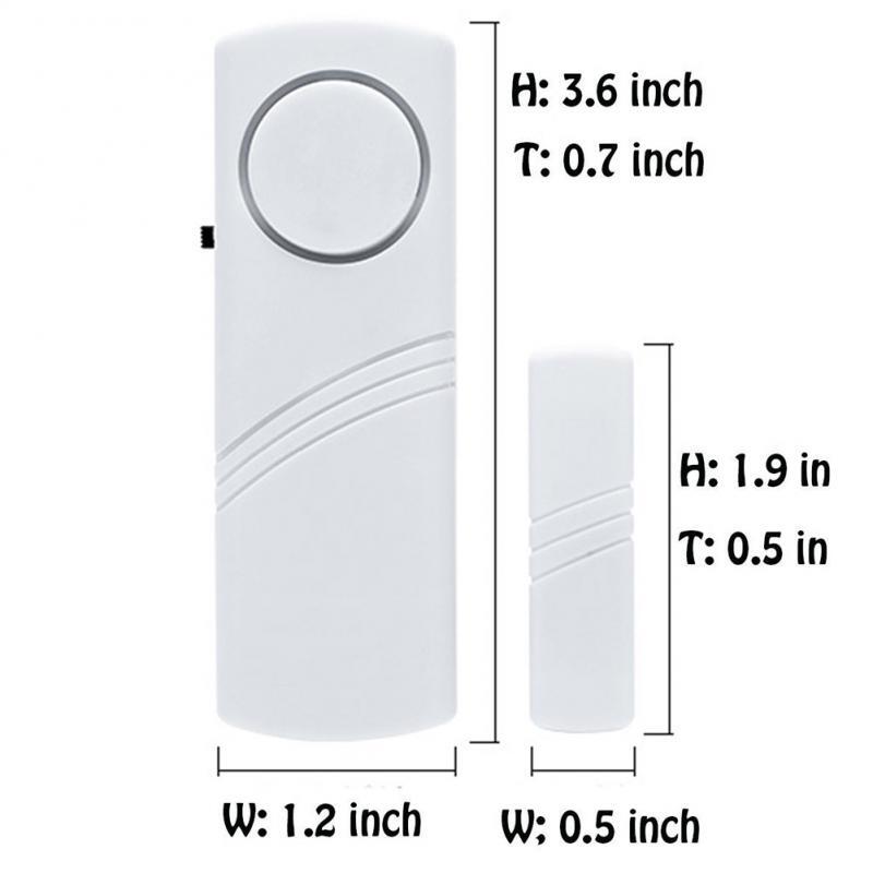 Sistema de alarma de seguridad antirrobo para puerta para ventana de casa, Sensor magnético inalámbrico, 1 unidad, novedad de 2019