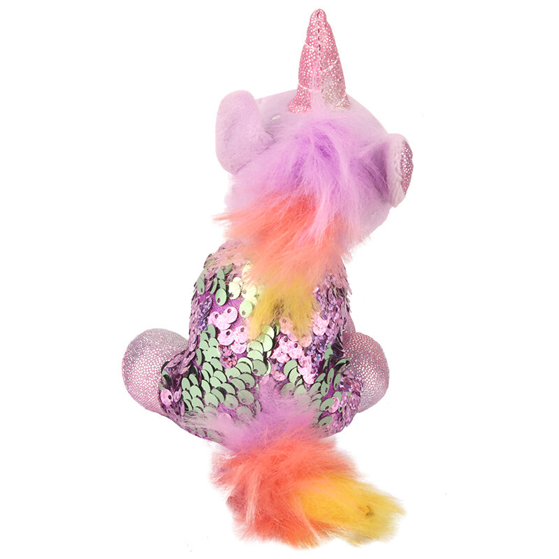 Mini juguete de lentejuelas multicolor para mascotas, muñecas brillantes hechas a mano para niñas, regalos de cumpleaños y Festival de vacaciones, coche de juguete de caballo Pendan