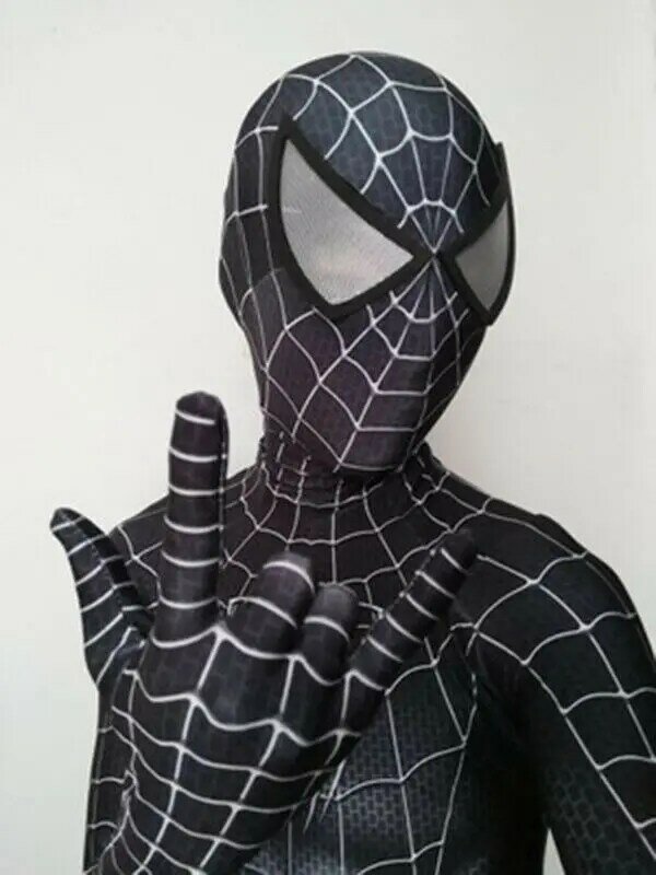 Traje de Halloween The Amazing 3 Black Venom, traje de Cosplay, mono Zentai