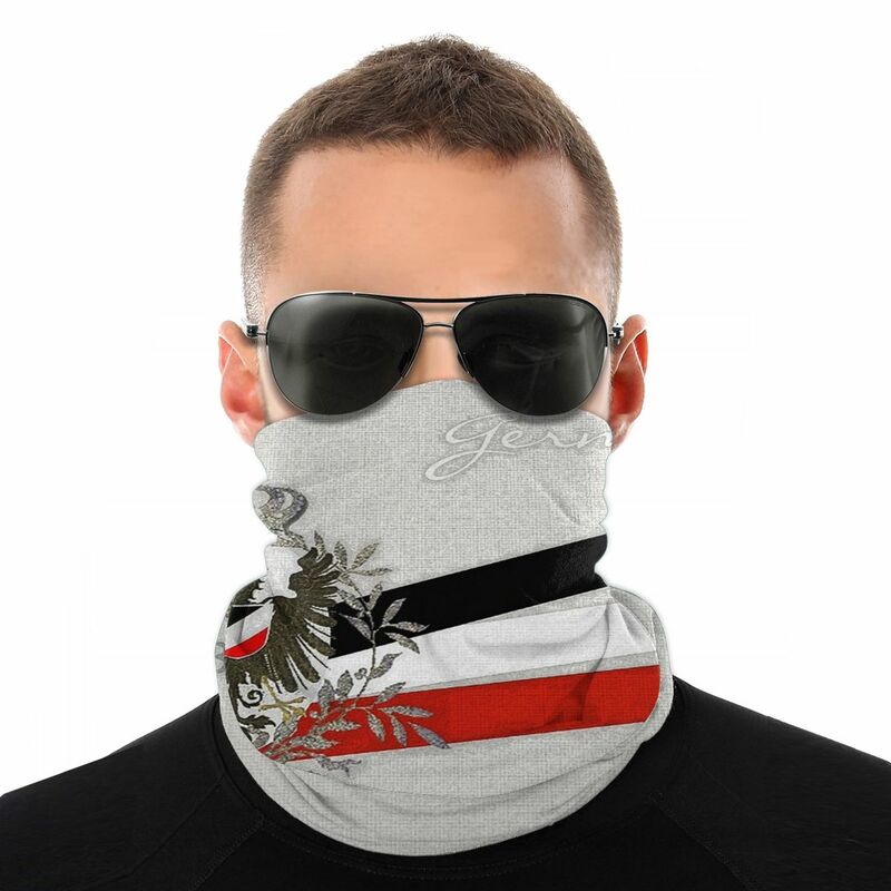 Bufandas de Águila del Imperio Alemán Unisex, máscara de media cara para Halloween, calentador de cuello, pañuelos de pasamontañas, sombreros versatiles para senderismo al aire libre