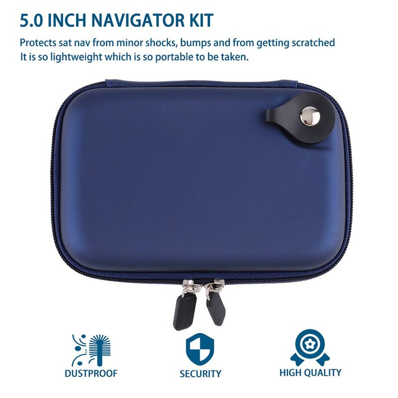 Новый 5 дюймов большой жесткий чехол для переноски 5 дюймов в автомобиль Sat Nav держатель для TomTom GPS классический оптовая продажа