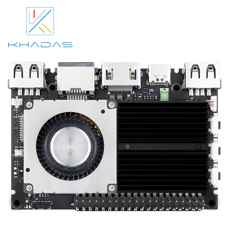 Khadas-computador vim1 pro com quatro núcleos, com placa única, amlogic s905x, com código aberto