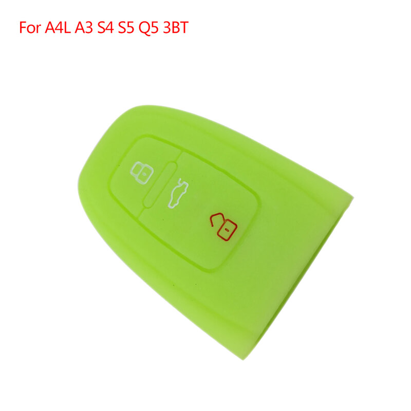Silicone Skin Cover Bescherm Smart Remote Key Case Fob Shell 3 Btn Sleutel Toppers