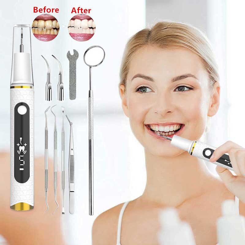 Détartreur dentaire électrique sonique Portable, nettoyeur de dents, détartreur de tartre, dissolvant de tartre dentaire électrique