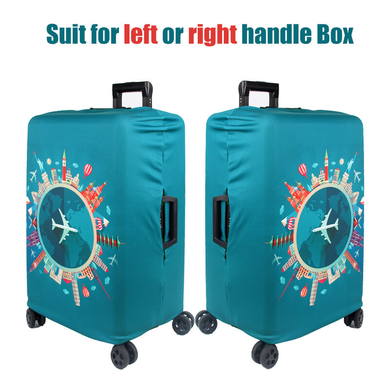 Custodia protettiva per bagagli da viaggio più spessa custodia protettiva per valigie accessori da viaggio custodia per bagagli elastica applicare su valigia da 18-32 pollici