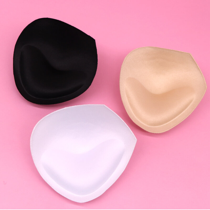 4pcs 2pair Sponge Push Up Bra Pads for Women Invisible Insert Swimsuit Bikini Breast Enhancers Chest Cup Pads Bra Accessories