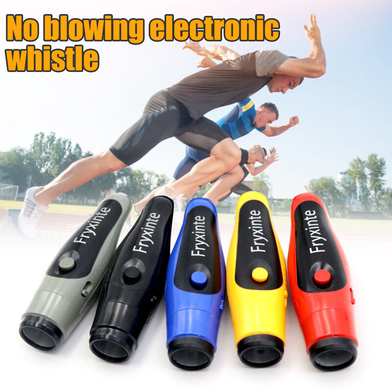 Silbato eléctrico electrónico para correr, equipo de Fitness, fútbol, Ping-pongball, juego de baloncesto al aire libre, silbato de porristas