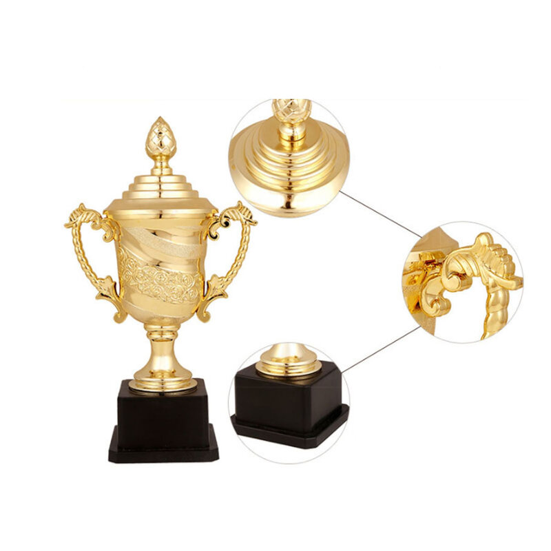 Children Plastic Trophy Kids Sports Competitions Award Toy With Base For School Kindergarten