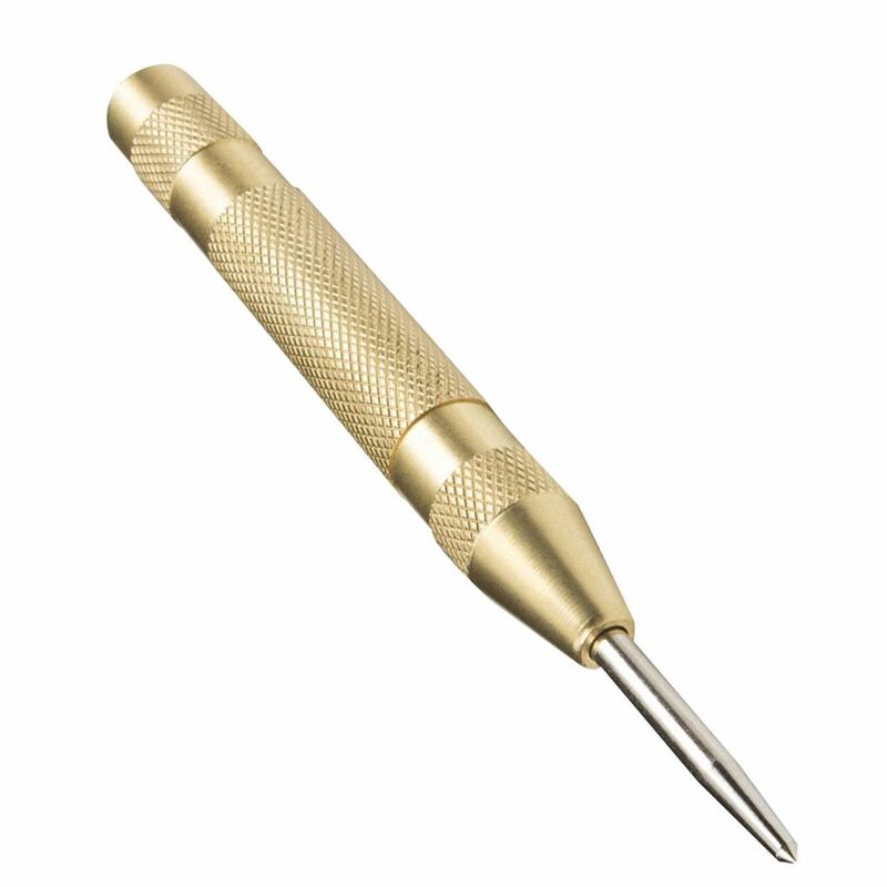HSS Automatic Center Pin Punch Drill Spring Loaded Marking Starting Holes woodworking tools Metal drills Window Breaker Drilling