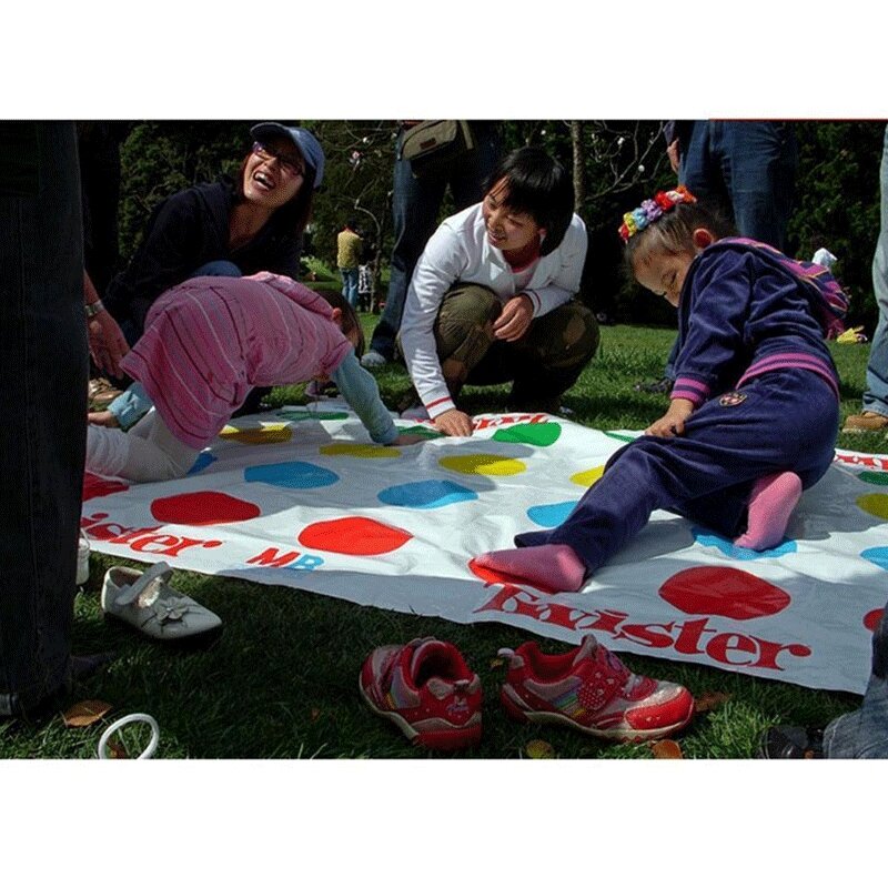 Carpete de brinquedo para esportes ao ar livre, divertido, crianças, adultos, jogos de tabuleiro, twister
