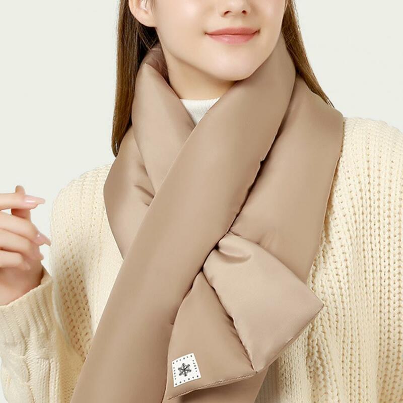Calentador de cuello para mujer, bufanda ultraligera, transpirable, capa más gruesa, bufanda de invierno
