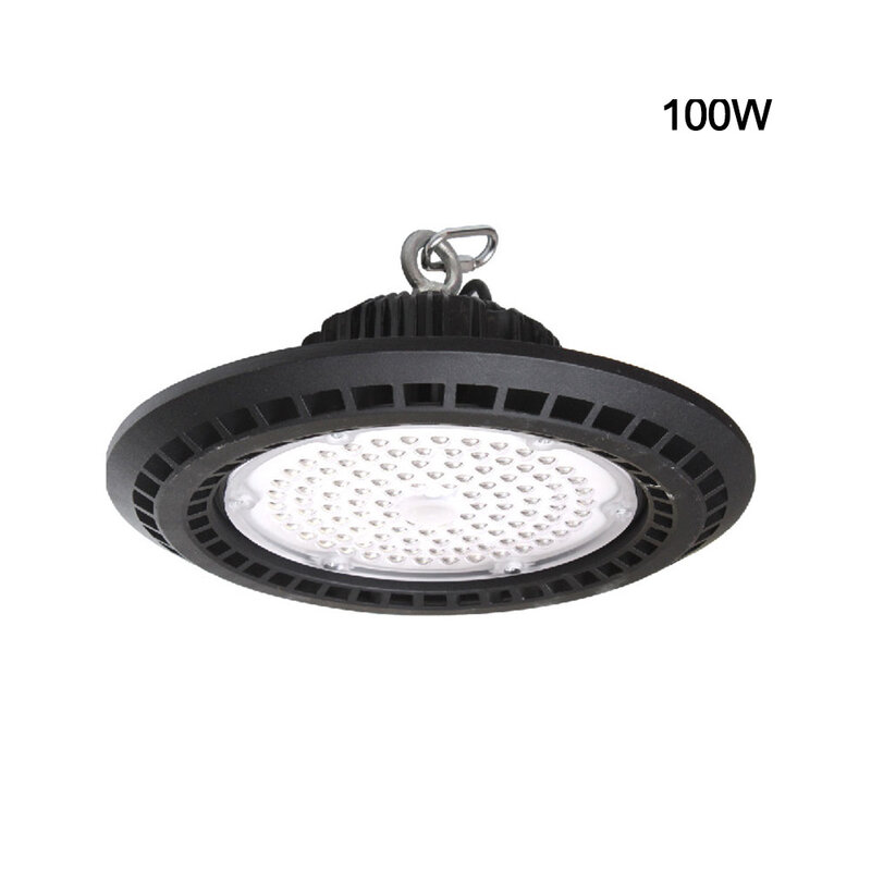 50W-200W LED High Bay Light Fixture 14000lm 6500K Daylight Industrial Commercial Bay Lighting for Warehouse Workshop