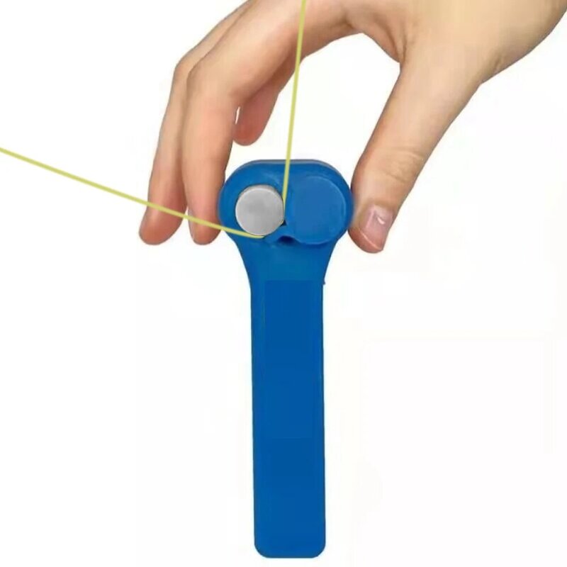 Hélice de cuerda ZipString con controlador de cuerda, juguete eléctrico divertido y portátil, para todas las edades, fiesta creativa