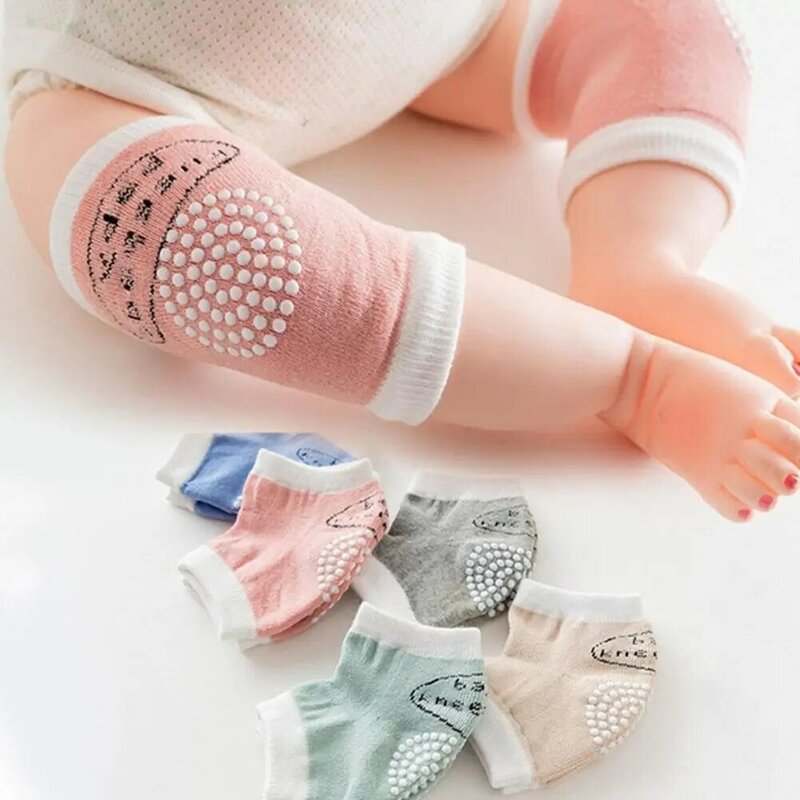 Rodillera para bebé, almohadilla para codo de gatear, calentador, Protector de soporte infantil, para pierna de bebé, 1 par, E0Y1