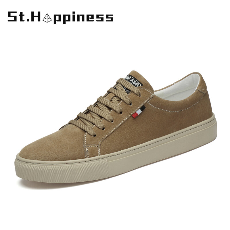 2021 New Summer Men Sneakers Fashion Breathable Skateboard Shoes High Quality Leather Casual Walking shoes Big Size 48
