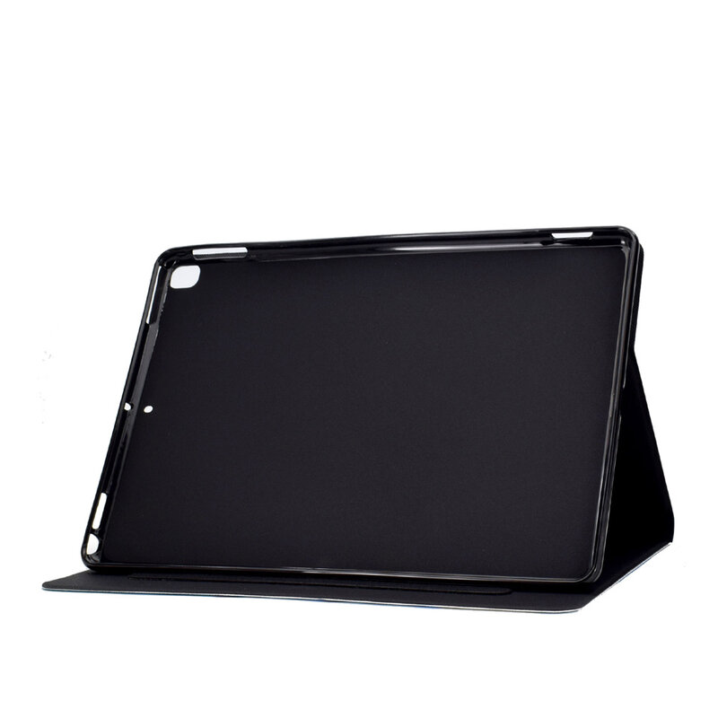 Luksusowe PU skórzany portfel z klapką skrzynki pokrywa silikonowa Shell Coque Funda stojak na Apple iPad 10.2 "calowy 2019 7th gen A2197 A2198