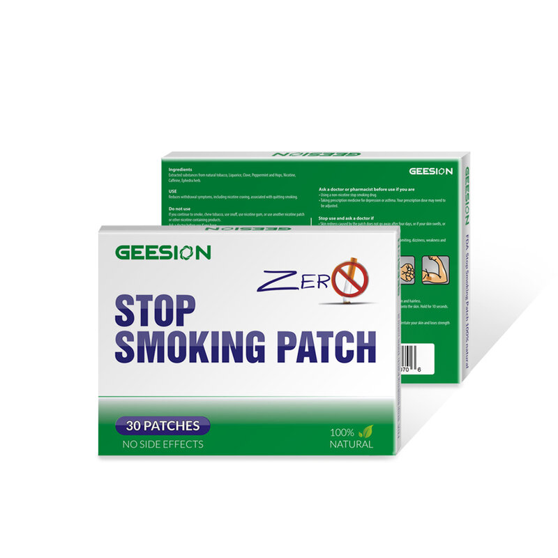 30 pçs/caixa pare de fumar remendo mais eficaz bastante fumaça cessação adesivo nicotina patche herbal anti-fumo gesso médico