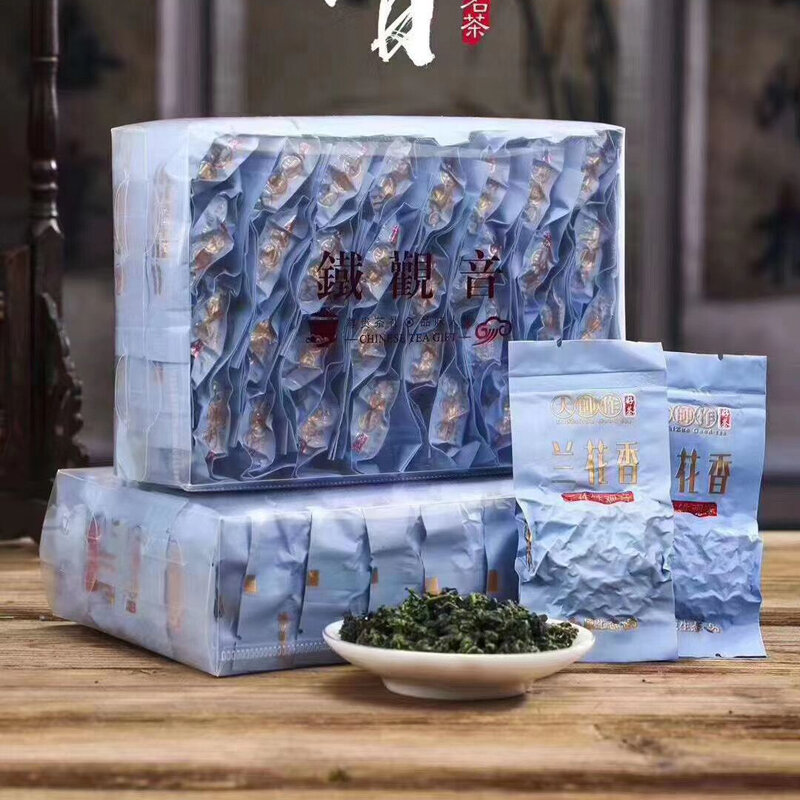 "Китайский Чай Anxi Tiekuanyin, свежий аромат орхидеи, органический чай улун, чай для похудения, забота о здоровье, красота, зеленая пищевая емкость"