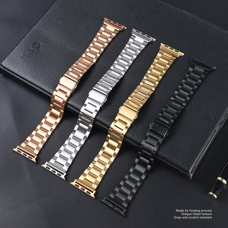 Für Apple Uhr Kleine taille Edelstahl Armband Armband Serie 6 5 4 3 2 Band Strap 40mm 44mm 42mm für iWatch Band 4 3 38mm