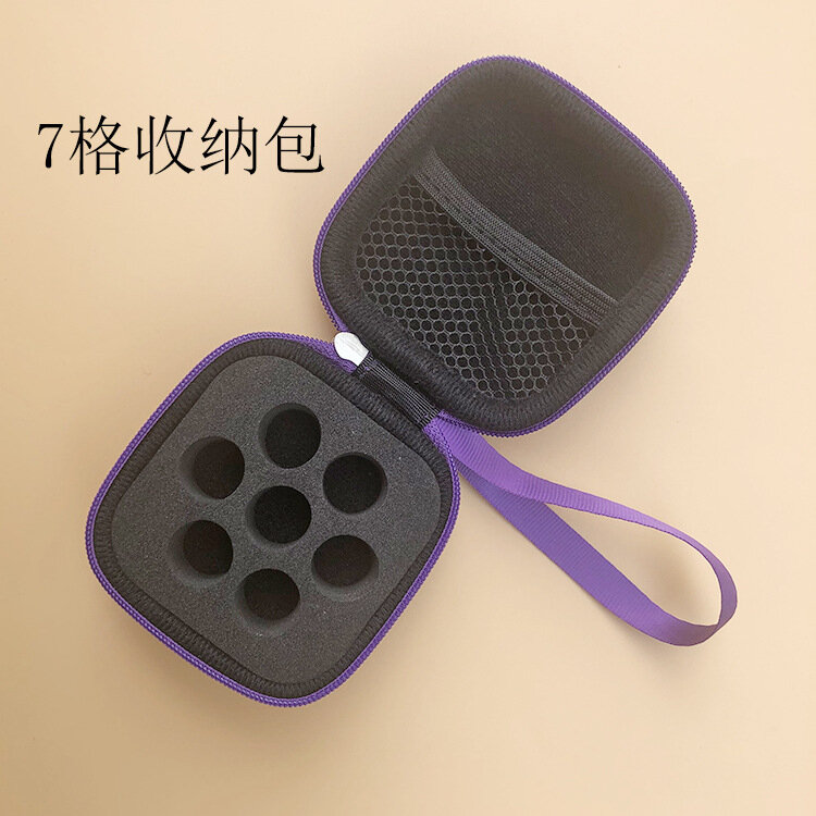 7 Slots 9 Slots Essential Oil Case for 1-3ml Storage Bag for Free Combination PU Essential Oil Holder Multi-function Storage Bag