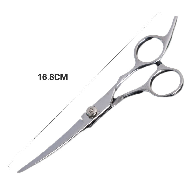 Stainless Steel Pet Grooming Scissors Cats and Dogs Hair Seam Scissors Up and Down Curved Scissors Sharp Haircut Pet Tool Set