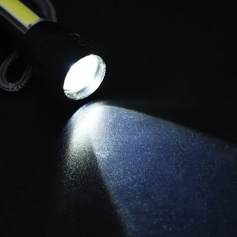 Linterna con Zoom, Luz fuerte recargable por USB, gigante, brillante, xenón, fuerzas especiales, hogar, exterior, portátil, Led luminoso