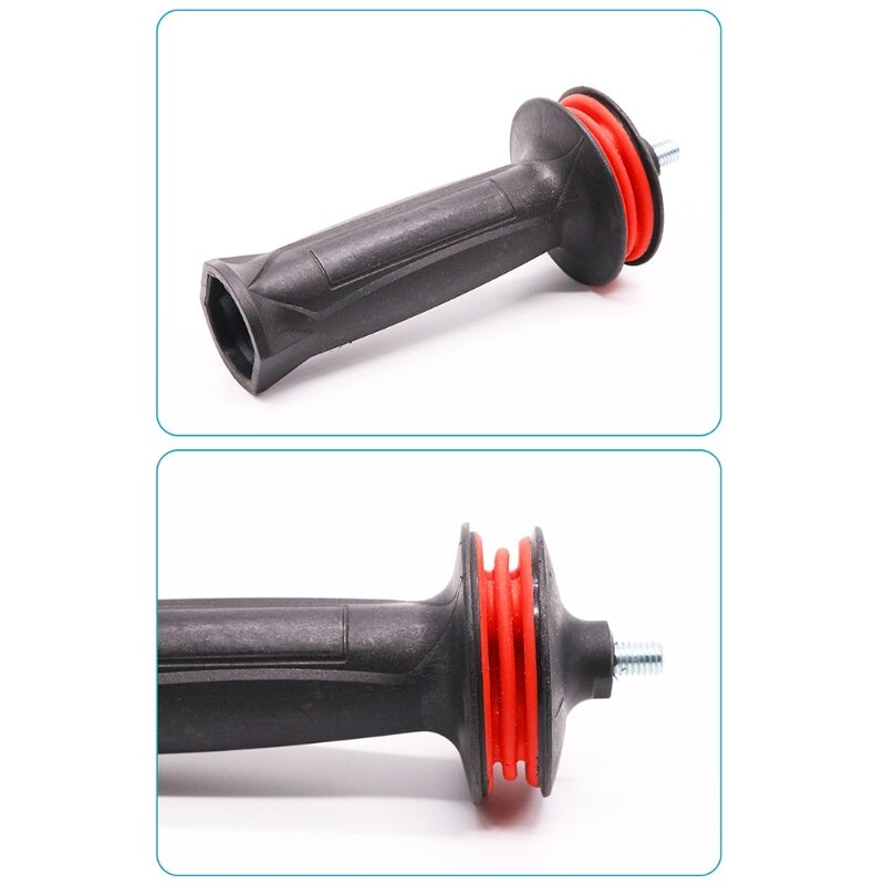 10mm Thread Auxiliary Non-slip Handle Thread Plastic Angle Grinder Sander Handle Non-slip Thread Plastic Angle Grinder