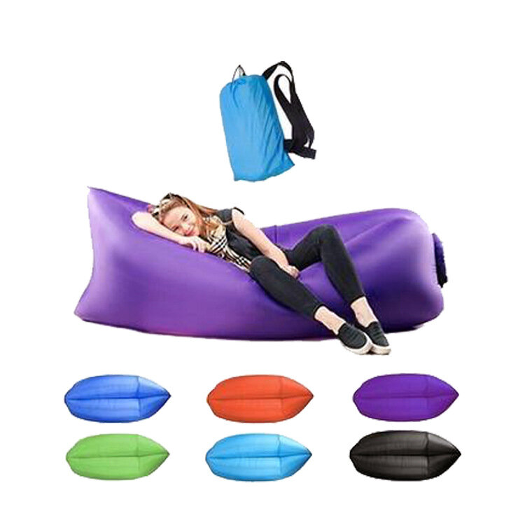 Light ถุงนอนกันน้ำ Inflatable Bag Lazy โซฟาถุงนอน Air เตียงผู้ใหญ่ Beach Lounge เก้าอี้พับได้อย่างรวดเร็ว