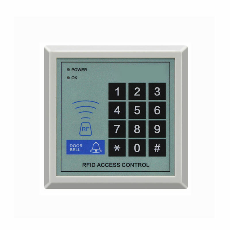 2022.2000 المستخدمين بسيطة التحكم في الوصول إلى RFID EM بطاقة الهوية 125KHZ WG المجمعة الوصول لوحة المفاتيح و القرب رمز الوصول قارئ
