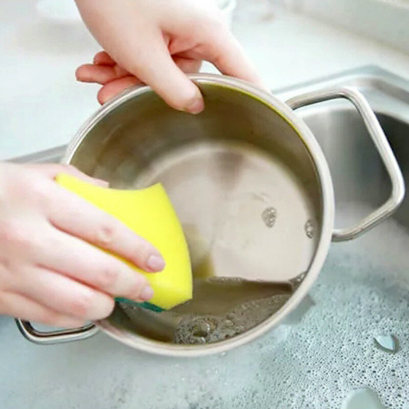 5 sztuk/partia gąbka do czyszczenia gąbka do mycia kuchnia wyposażenie domu wygodne oszczędzanie czasu hurtownia akcesoriów domowych dostawca