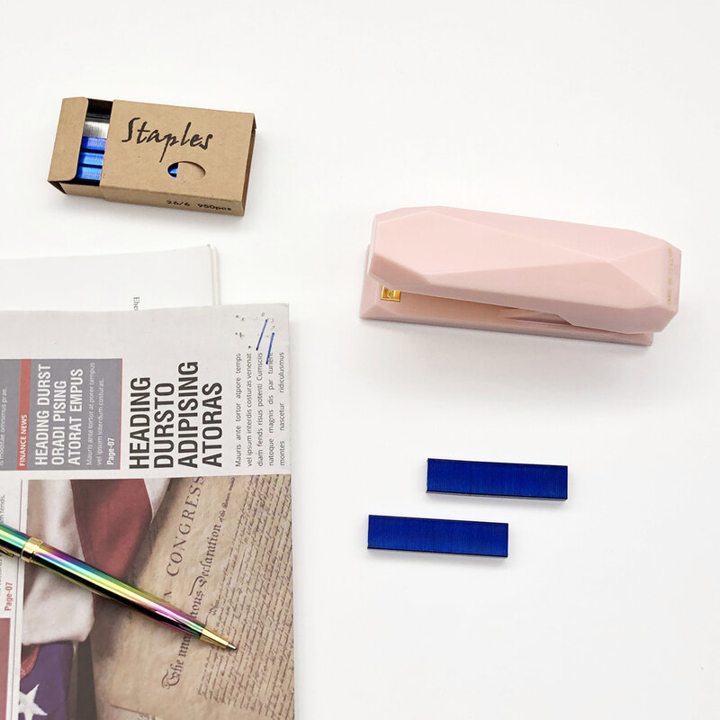 Caja de grapas azules, grapadora estándar, recarga 26/6, tamaño 5700, para oficina, escuela, suministros de papelería
