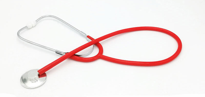 Basic Medical Stethoscope Single Head Professional Cardiology Stethoscope Doctor Student Vet Nurse Medical Equipment Device