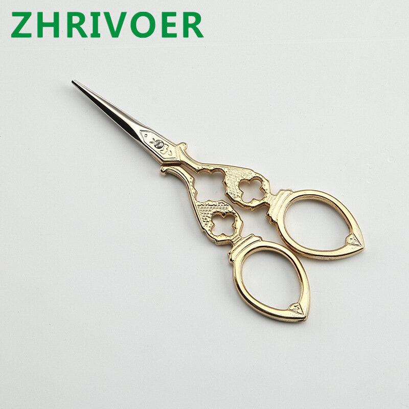 Retro scissors Antique hand account household embroidery tailor hand haircut paper and thin cloth scissors