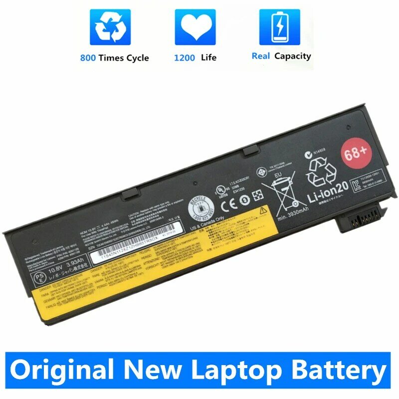 CSMHY 24WH 48WH Baterai Laptop untuk Lenovo Thinkpad X240 X260 X270 X250 L450 T450 T470P T450S T440S K2450 W550S 45N1136 45N1738