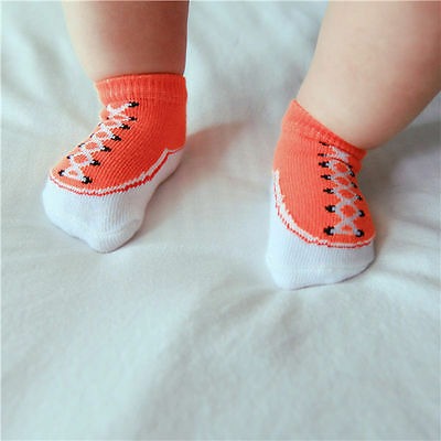 Симпатичные мягкие хлопковые носки для новорожденных мальчиков и девочек, Нескользящие, с мягкой подошвой