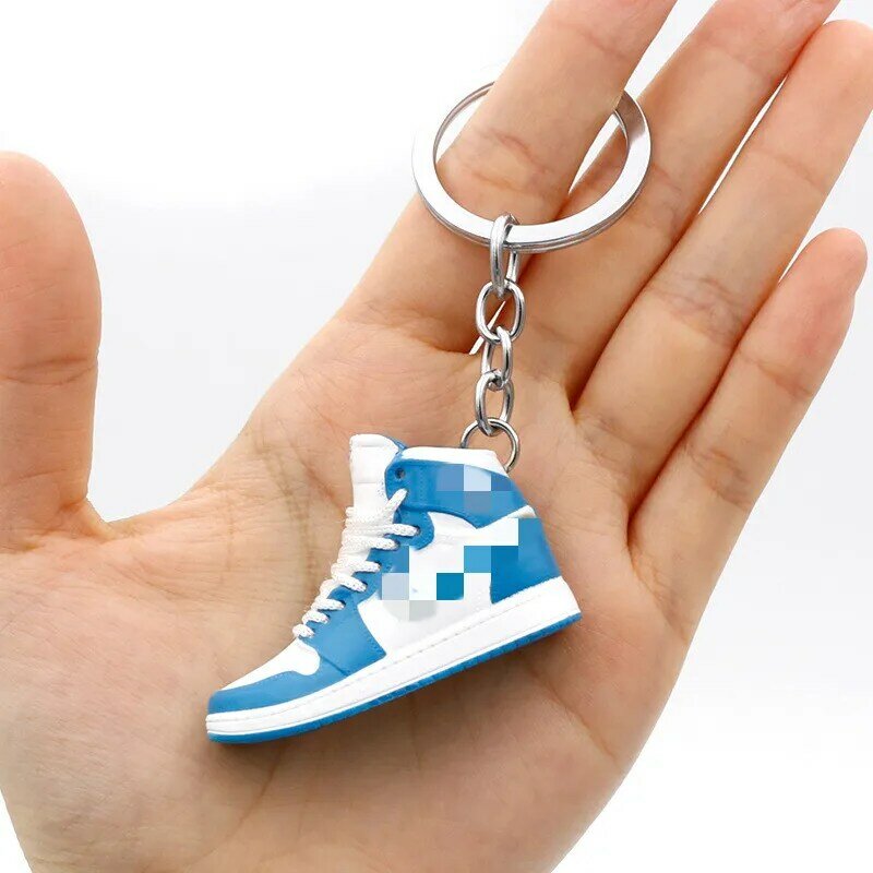 Mini marca de ar nikee sneaker chaveiro modelo 3d sapatos chaveiro para menino homem mochila pingente acessórios do carro venda quente jóias presentes