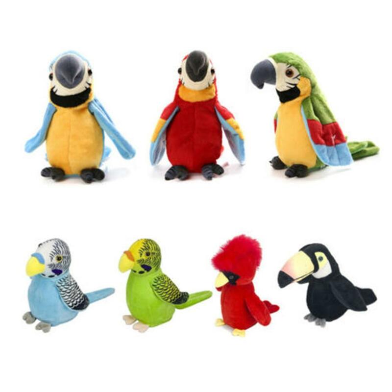 Sound Rekord Wiederholen Sprechen Spielzeug Kinder Elektronische Reden Papageien Plüsch Spielzeug Voice Control Puppe Elektrische Plüsch Spielzeug