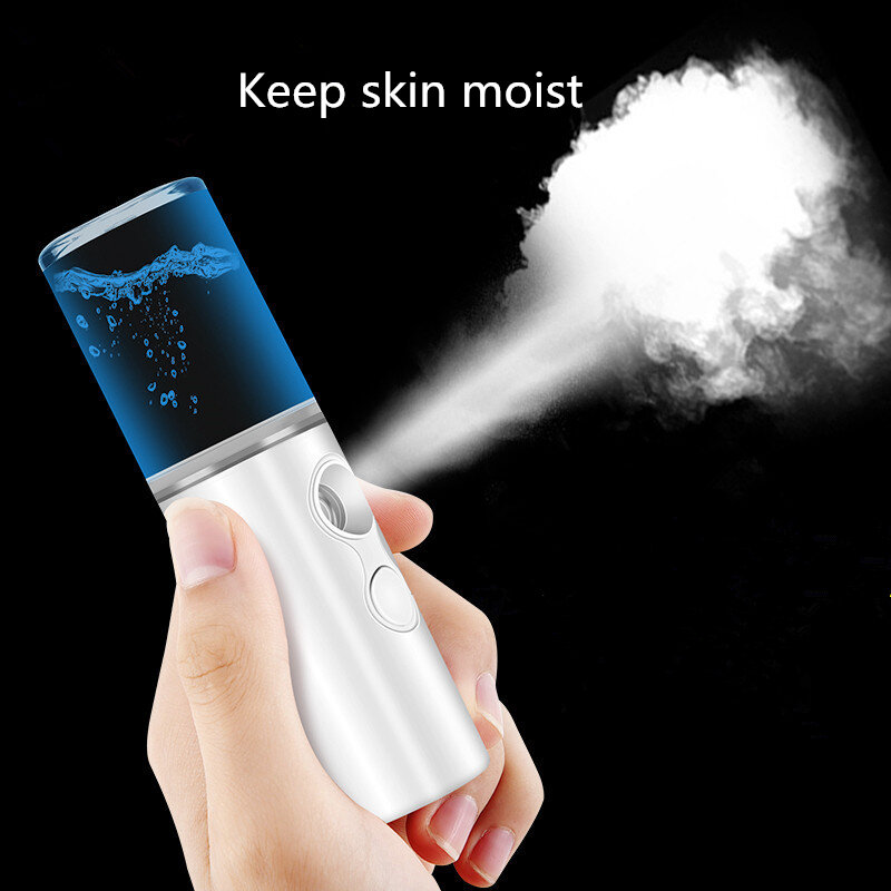 Humidificador facial portátil con vaporizador, instrumento de belleza hidratante, humidificador, Nano Spray, nuevo