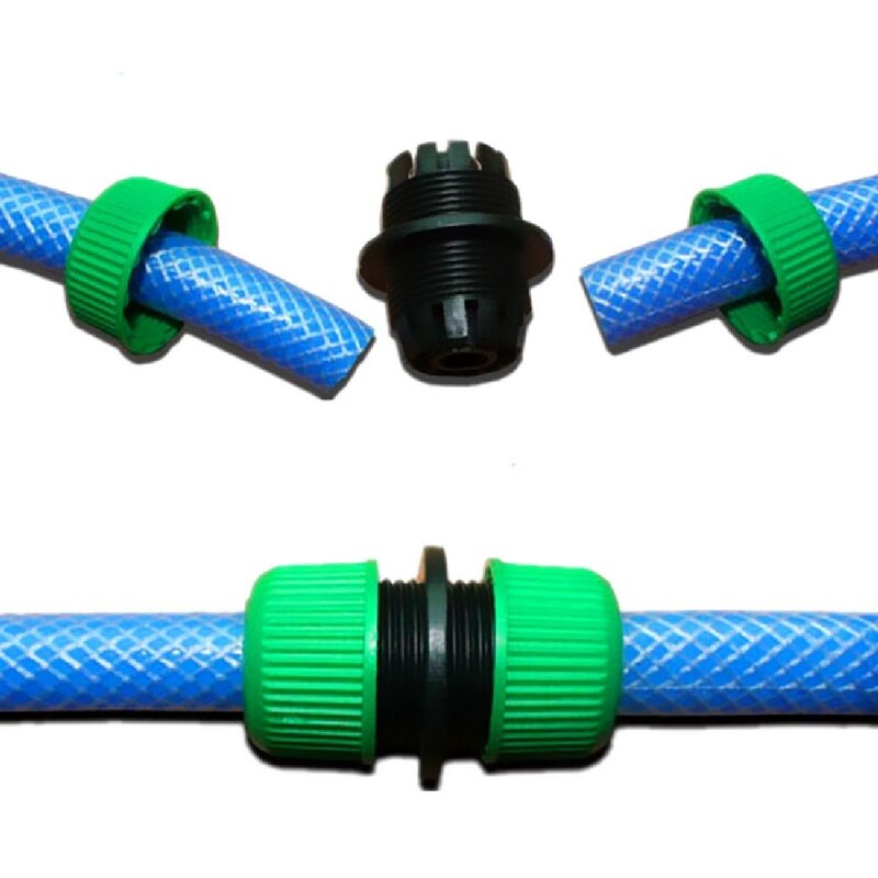 New 1/2'' Garden Water Hose Connector Pipe Quick Connectors Joining Mender Repair Leaking Joiner Connector Adapter