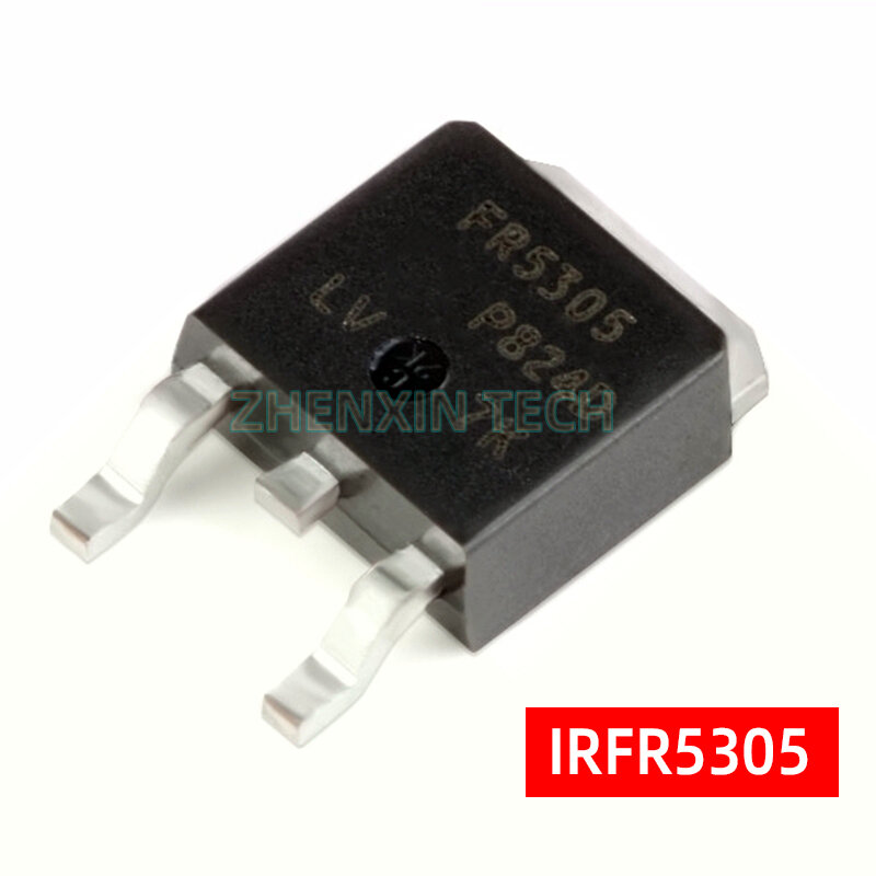 10 Buah/Lot IRFR5305 TO252 FR5305 IRFR5305TRPBF TO-252 SMD Chipset MOS FET