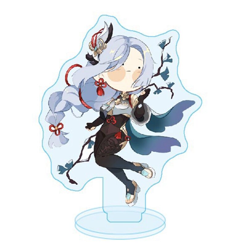15cm Anime Genshin Impact Figure Acrylic Stand Model Plate Desk Decor Standing Sign Keychain for Fans Gifts Collection Ornaments
