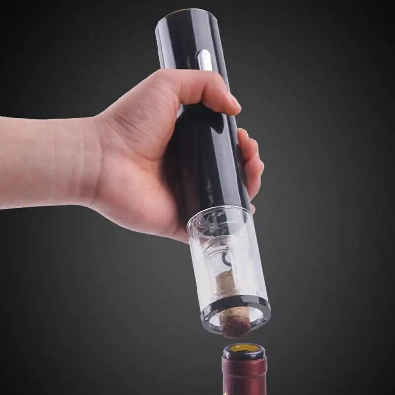 Przenośny elektryczny otwieracz do wina automatyczna butelka czerwonego wina korkociąg Cap korek karafka aluminiowym nożem zestaw narzędzi kuchennych