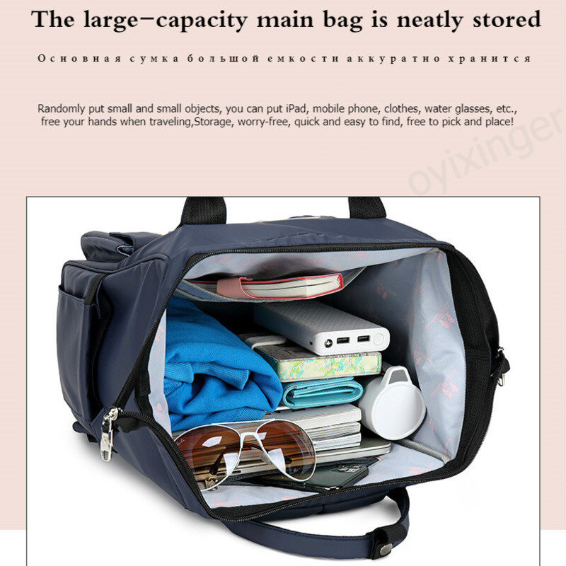 2021 New Fashion Large-capacity Student School Bag Teenager School Bag Travel Waterproof Ladies Backpack Shoulder School Bag