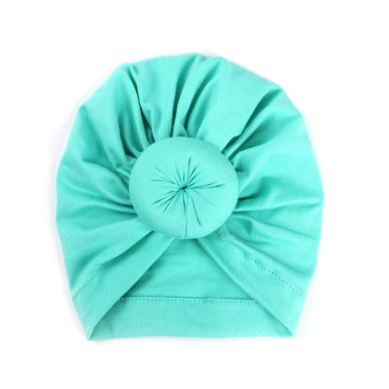 2021 Baby cotton blends Headband Soft Rabbit Bowknot Turban Hair Bands for Children Girls Elastic Headwrap Children Baby Turban