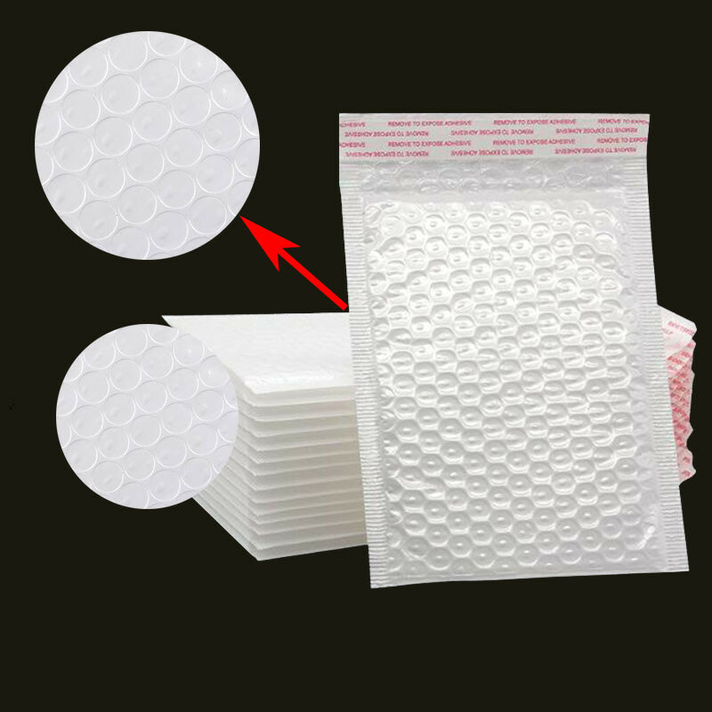 100 PCS/LotSmall Business Mailing Package Bubble Envelope Padded Fill Seal for Gifts, Cosmetics and Electronics Free Shipping