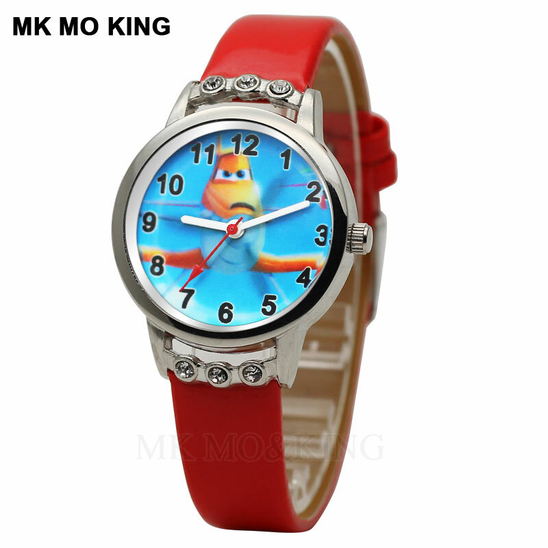 Nuovo 2021 orologio per bambini nuovo orologio da ragazzo al quarzo 3D super aereo cartone animato bambino studente braccialetto regalo ragazza montre enfant saat