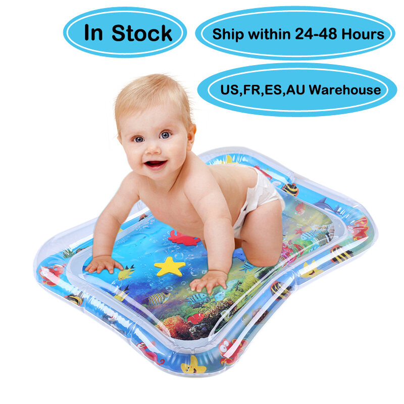 Creative Playmat Toys Kids Inflatable Fun Activity Games Pad for Children Baby Inflatable Water Play Essential Supplies Dropship